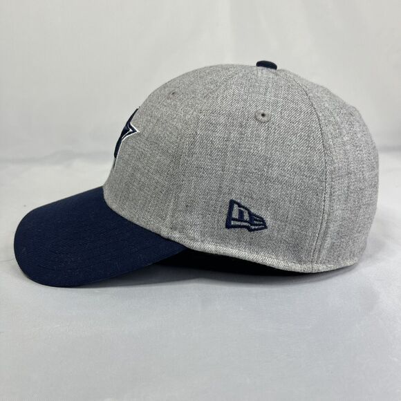 Dallas Cowboys New Era 39thirty Hat Med Large Fitted Grey Blue Cap - Picture 4 of 13